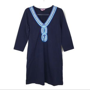Lilly Pulitzer | Navy French Terry Clarkson Dress